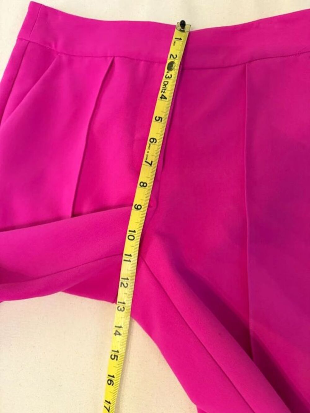 Vince Camuto Hot Pink Fuchsia Blazer Pants Suit Set Size 2 - Picture 8 of 16